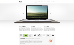 Plain HTML Template